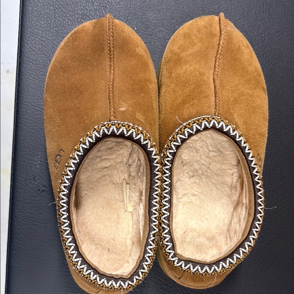 UGG Brown Suede Slippers Never Worn Outside
